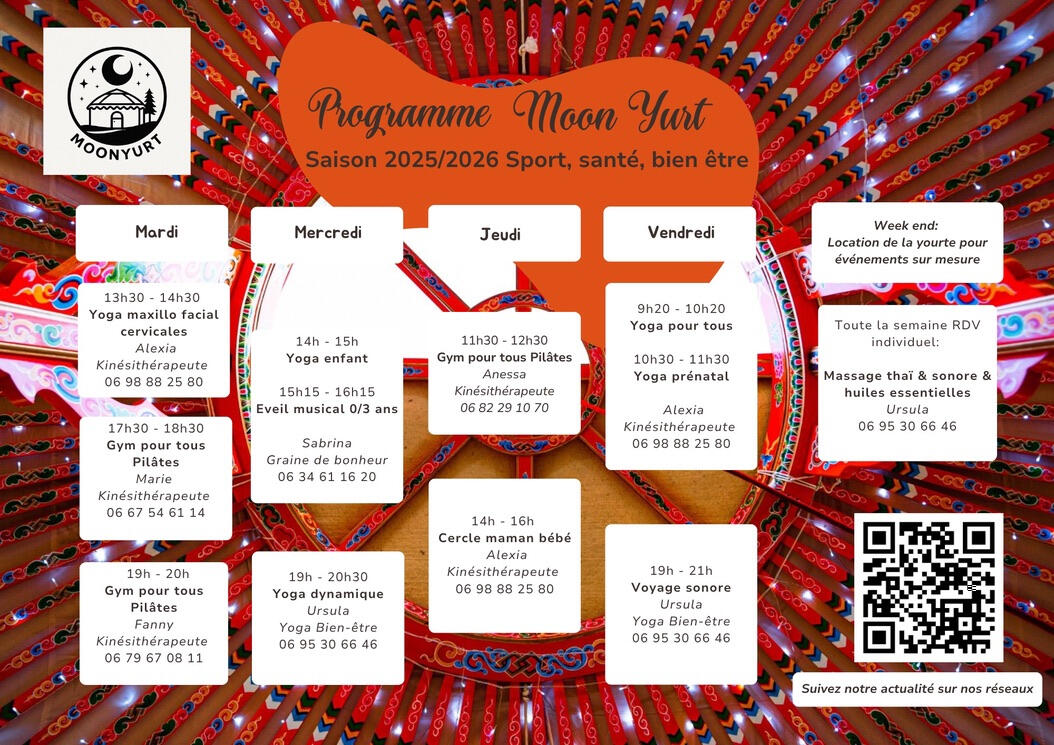 calendrier hebdomadaire